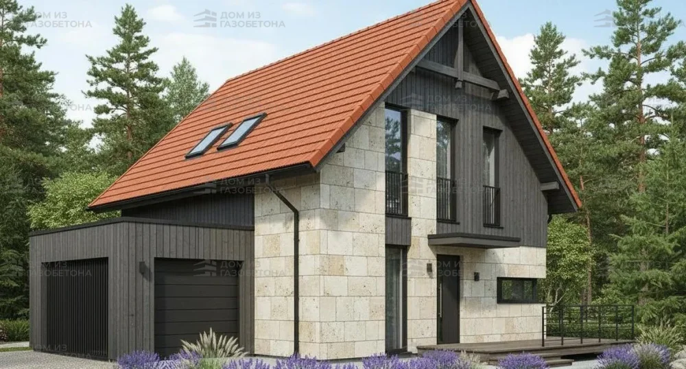 Проект Двухэтажный дом 12 на 10, 139 м2