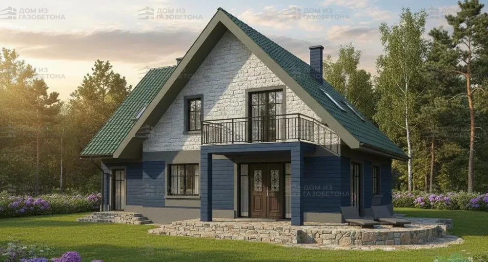 Проект Двухэтажный дом 14 на 13, 228 м2