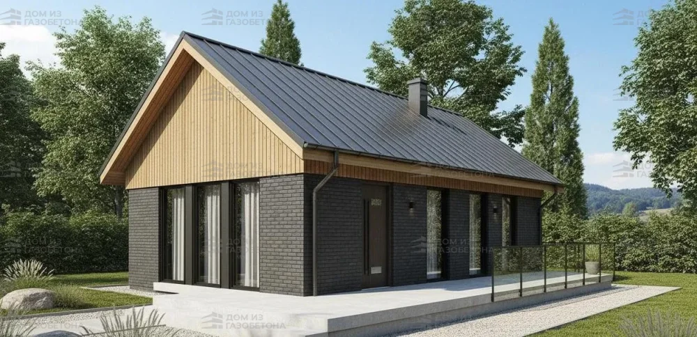 Проект Двухэтажный дом 10 на 12, 107 м2