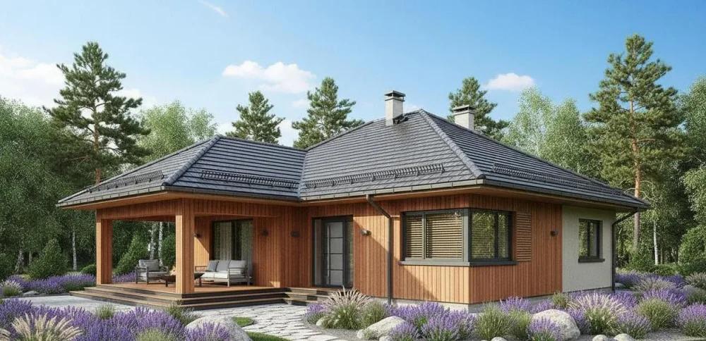 Проект Одноэтажный дом 12 на 20, 159 м2