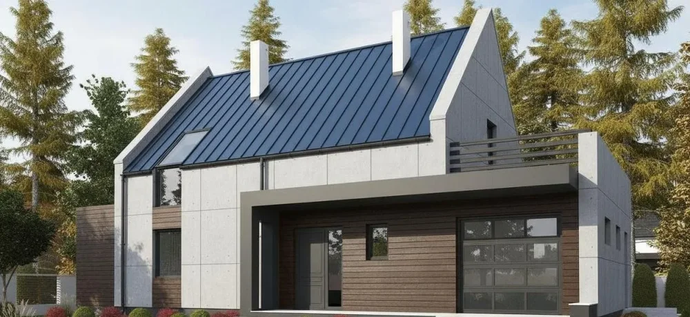 Проект Двухэтажный дом 16 на 8, 147 м2