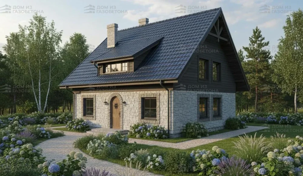 Проект Двухэтажный дом 12 на 10, 149 м2