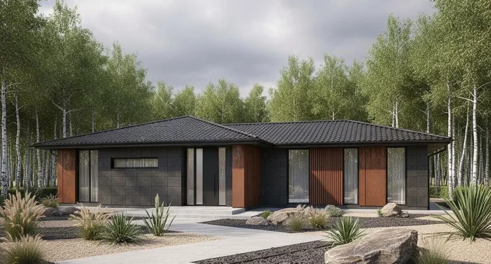 Проект Одноэтажный дом 18 на 23, 193 м2