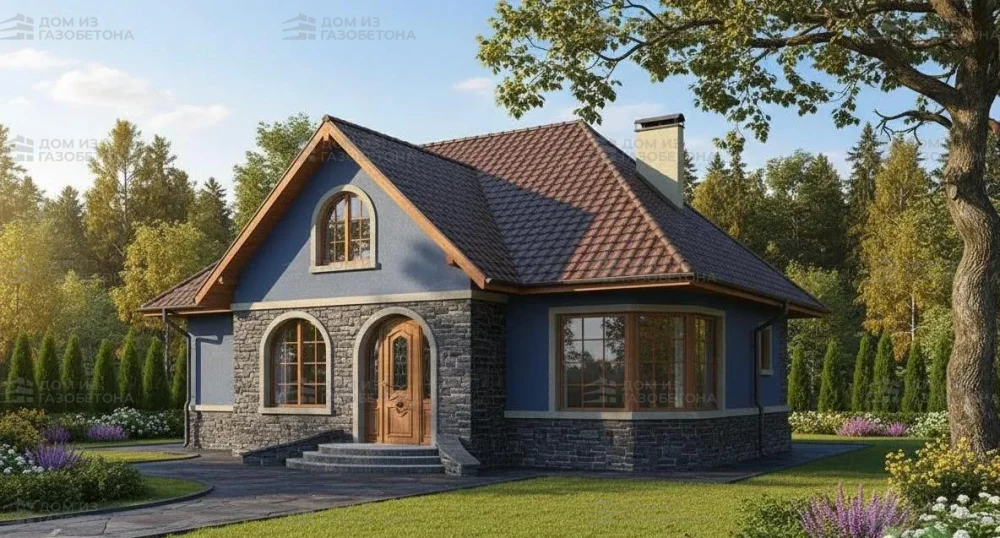 Проект Двухэтажный дом 15 на 12, 164 м2