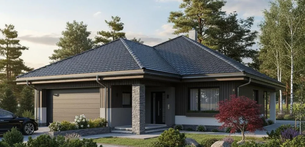 Проект Одноэтажный дом 12 на 20, 163 м2