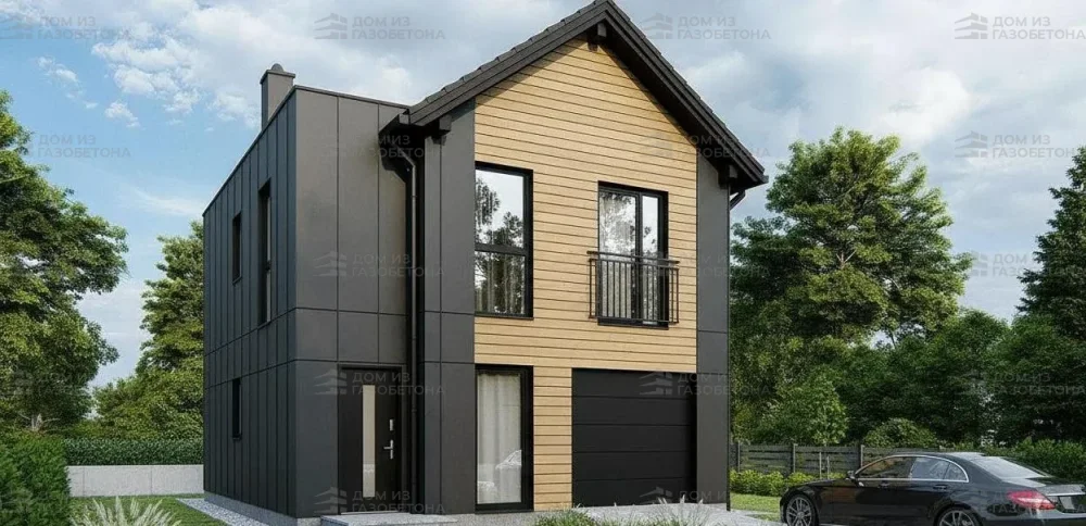 Проект Двухэтажный дом 8 на 12, 134 м2